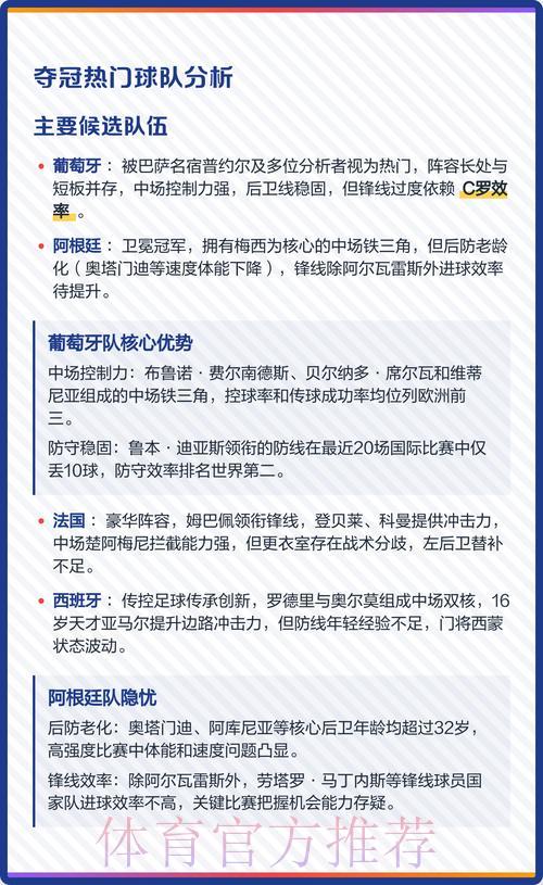 2026年世界杯夺冠热门分析及竞猜必胜指南 2026年世界杯夺冠热门分析及竞猜必胜指南